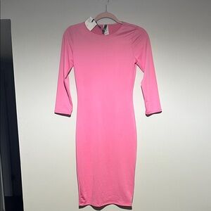 UpTown Elegant Pink Women's Dress size medium nwt extra stretch